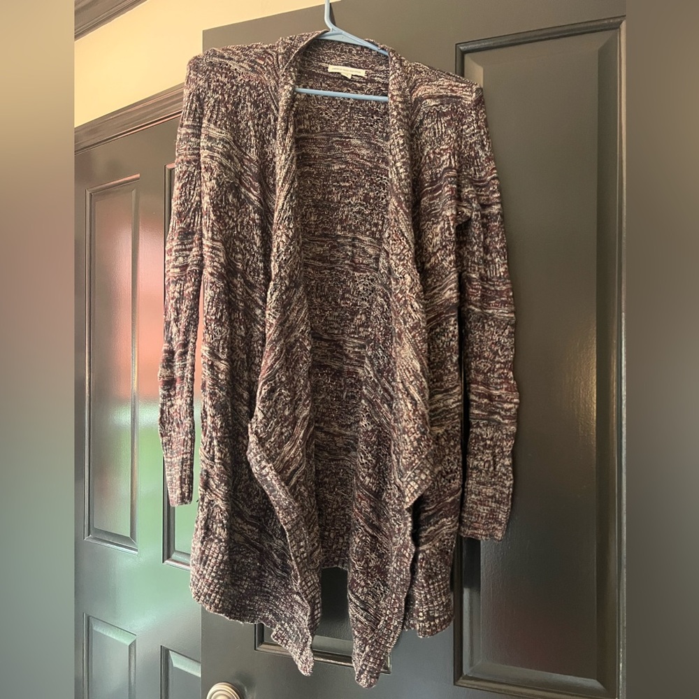 American Eagle Outfitters Women's Marled Cardigan - Black and Brown